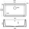 Мойка OMOIKIRI TARENTO 83-U/I-GB Tetogranit/графит 4993178